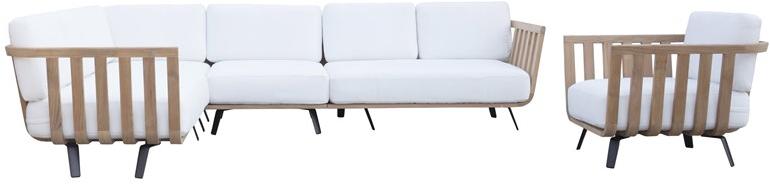 Unopiù Садовое кресло из тика и акрила Welcome Welpo - Вид №1