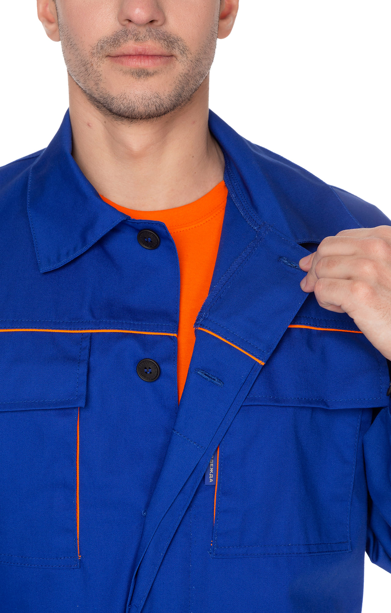 65483 Костюм "Эксперт-2" василек  Летняя спецодежда  размер 56-58/182-188  - Вид №15