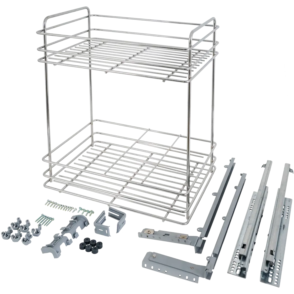 Santreyd Aff - выдвижная корзина с доводчиком 40 см хромированная 83869559 STLM-0045345 - Вид №3