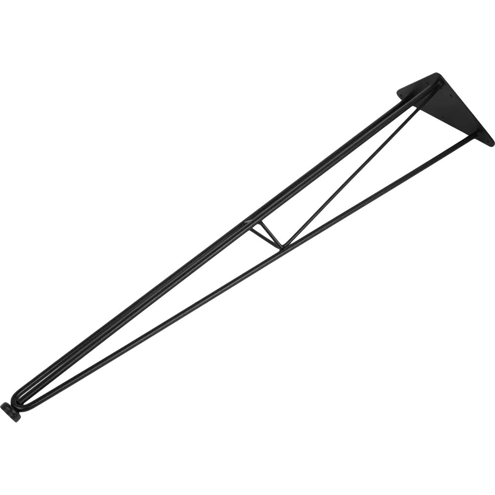 Ножка фигурная высота 730 мм чёрная ELIKOR STLM-2115883 - Вид №5