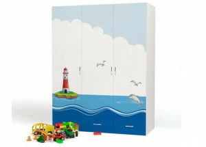 Шкаф ABC-KING 3х дверный Ocean