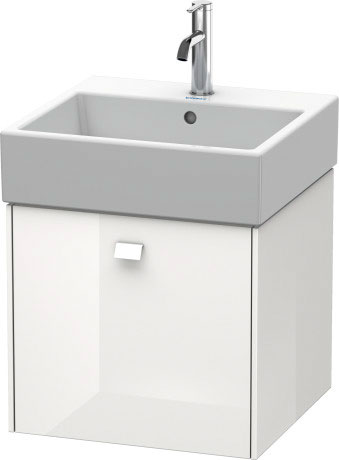 BR405202222 Тумбочка подвесная Brioso #BR4052 484 x 459 мм Белый глянцевый декор Duravit - Вид №2