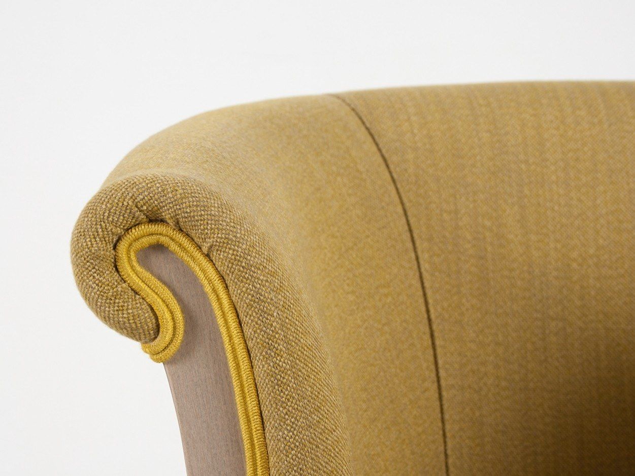 Высокий тканевый табурет с подставкой для ног со спинкой CREARTE COLLECTIONS Casino Essence ARCH-00065358 - Вид №17