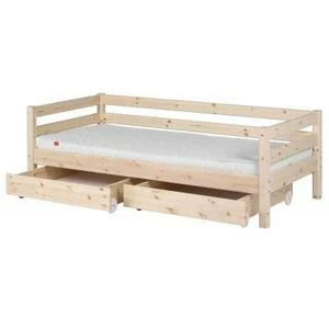 Кровать Flexa Classic с двумя ящиками, лакированная, 200 см