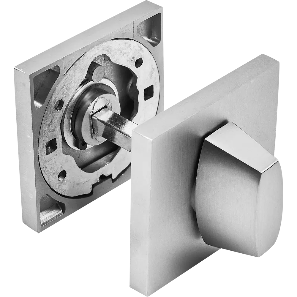 Фиксатор дверной ARMEX с замком для ванной и туалета 89355729 STLM-0894355 - Вид №1