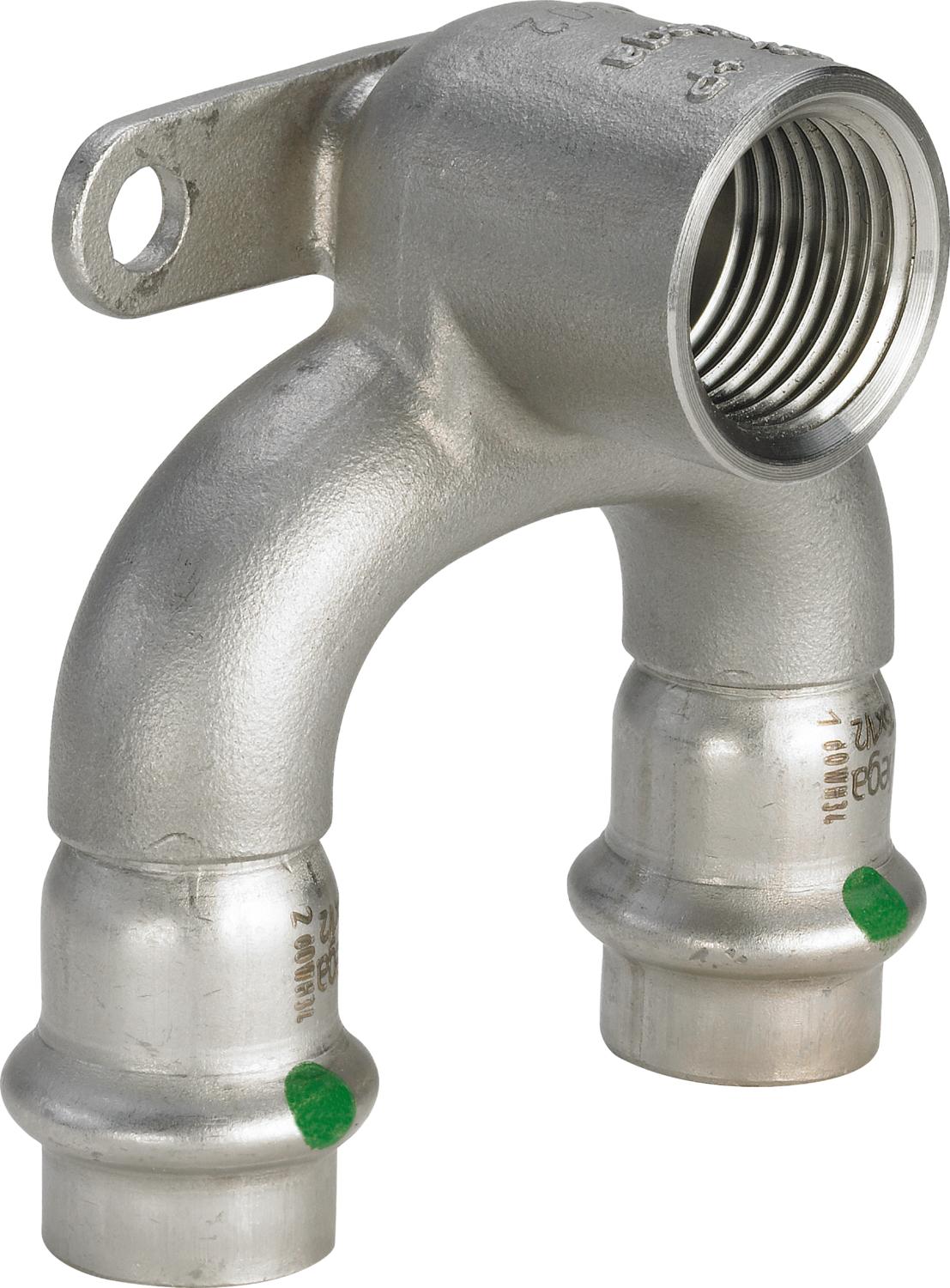 Viega Проходная водорозетка Sanpress Inox 2325.7 (693718) 693 718