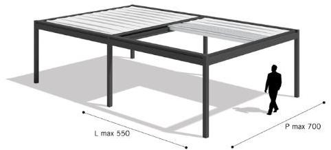 PRATIC F.lli ORIOLI Пристенная пергола из алюминия Pergole sun-id-1383972 - Вид №6