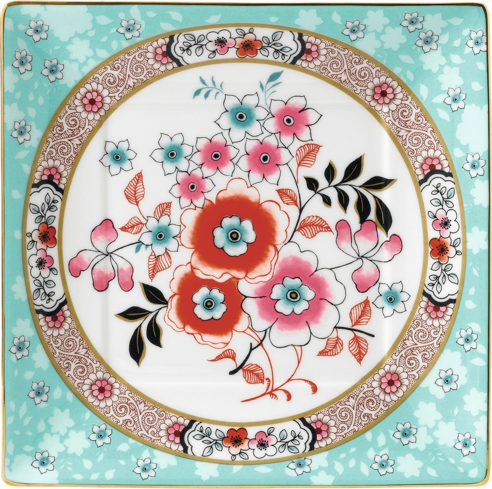 10671651 Wedgwood Мелочница Wedgwood Вандерласт Камелия 15см, фарфор Фарфор костяной 