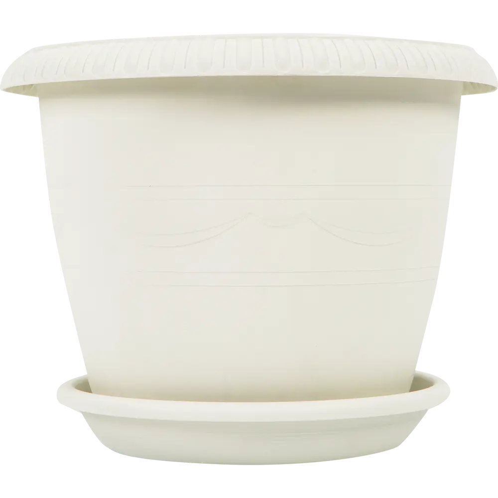 ТЕК.А.ТЕК Горшок Le Jardin серый 5.5 л для декоративных растений 11952234 Жардин STLM-0001636 - Вид №3