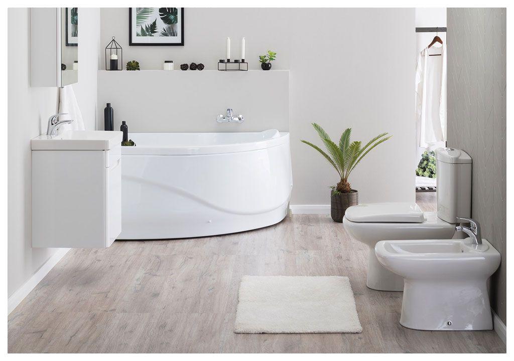 Акриловая ванна Aquanet Graciosa 150x90 L (каркас + смеситель Aquanet Practic 2 AF111-63B) 002039400018300700216780 - Вид №7