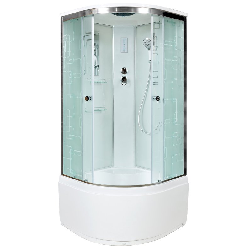 D10S LED Душевая кабина DETO Серия D ЕМ4510 с электрикой (эл.)