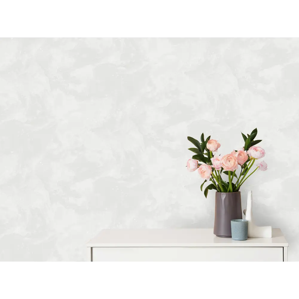 Флизелиновые обои Victoria Stenova Lola серые 1.06 м - стильное решение для современного интерьера 89423659 STLM-1575313 - Вид №4