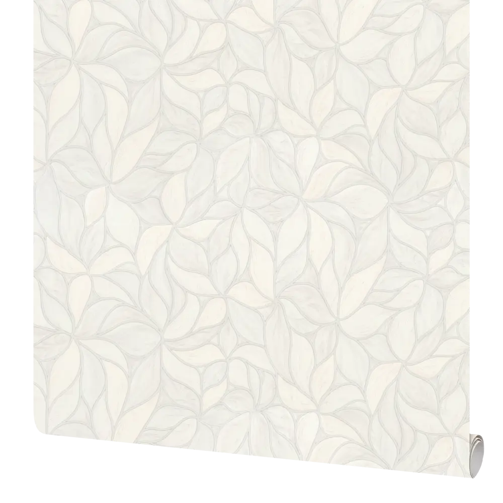 Обои флизелиновые Euro Decor Fractal бело-серые 1.06 м 7144-00 STLM-2039062