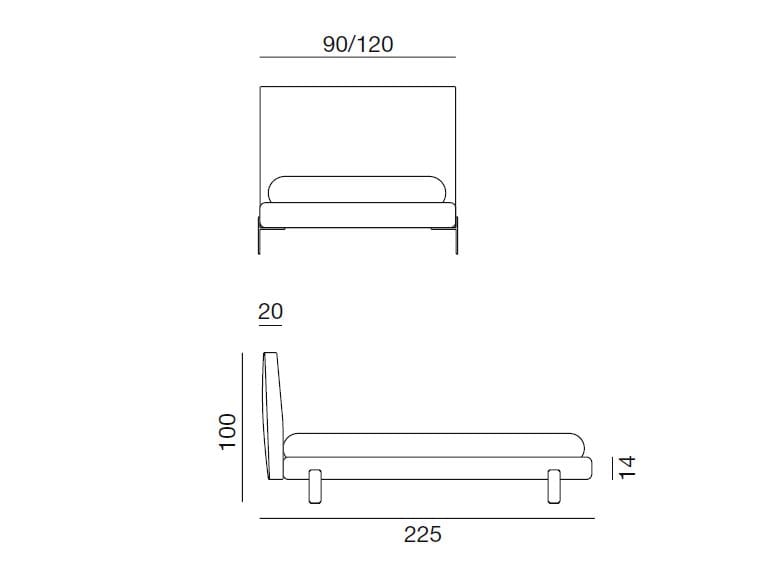 Мягкая кровать Twils BOOK ARCH-00042767 - Вид №4