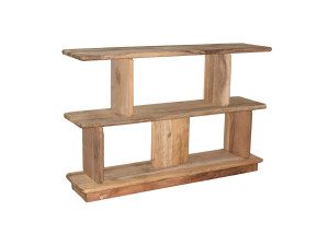 Рециркулированный деревянный самонесущий книжный шкаф