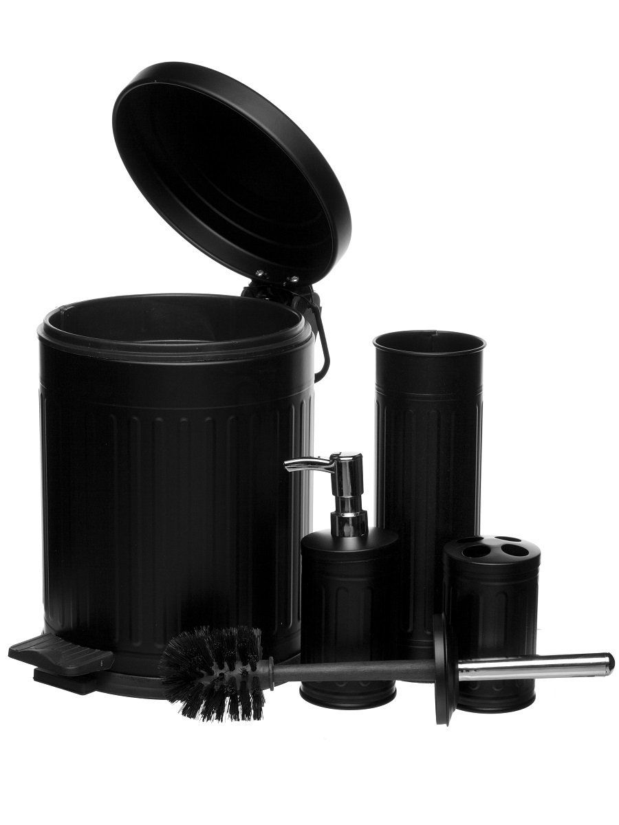 Набор аксессуаров для ванны Apus 4Set Black NAVAKO 11077 - Вид №1