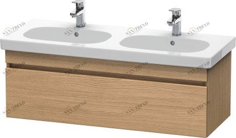 DS638605252 Тумбочка подвесная DuraStyle #DS6386 1150 x 453 мм Европейский дуб, декор Duravit