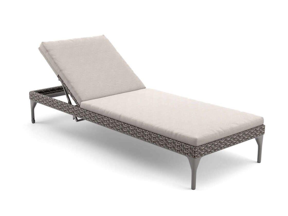 Садовая кровать с откидной спинкой из ткани DEDON MU ARCH-00078226 - Вид №1