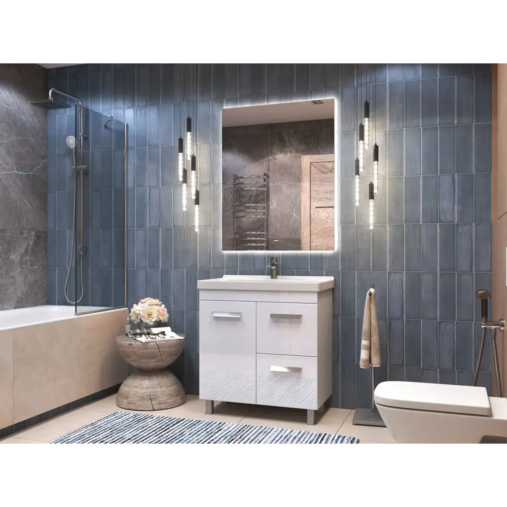 Тумба VIGO Milo для ванной с раковиной накладного типа 80×80 см 85322136 STLM-0061359 - Вид №10