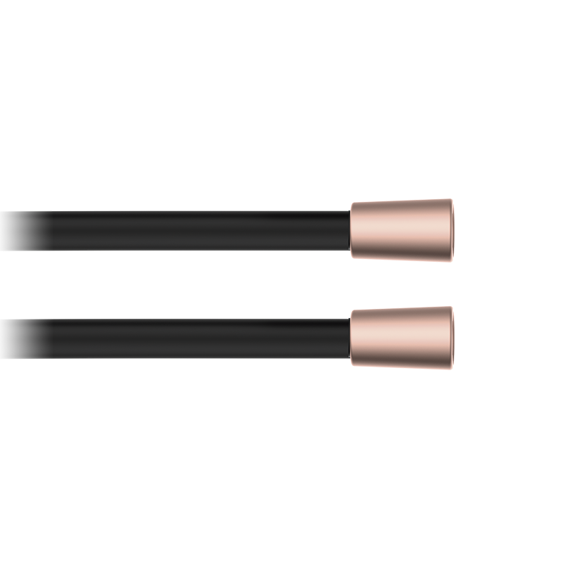 08951006 PREMIUM Серебряный шланг для душа 120 Черно-Розовое GRB MIXERS 