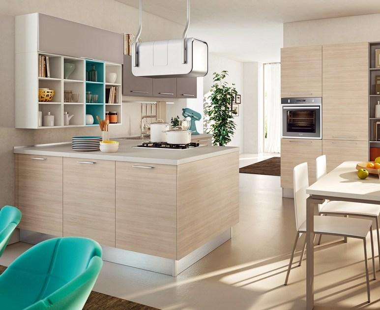 Cucine Lube Лаковая встроенная кухня Swing sun-id-1402069 - Вид №8