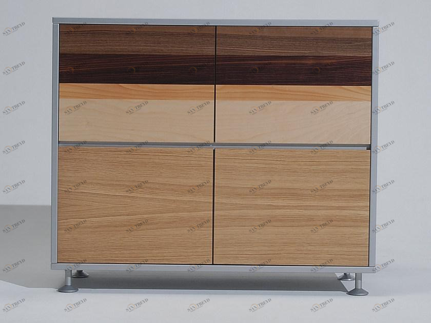 NEWTOM by Ultom Офисный шкаф с распашными дверцами из натурального дерева Prospero sun-id-1351620