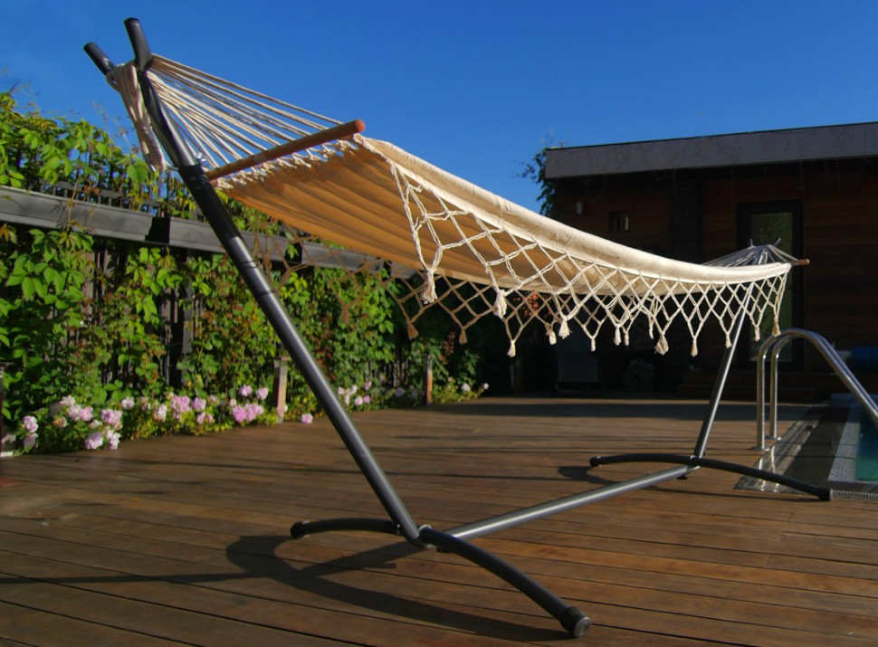 Гамак одноместный без каркаса белый Tango BESTA FIESTA HAMAK 044664 Бежевый  - Вид №6