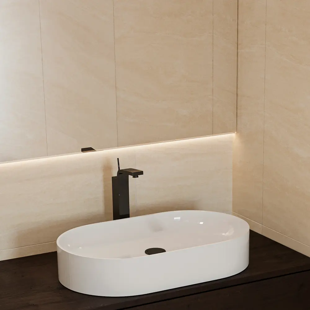 Глазурованный керамогранит Abgres Travertin 80x80 см 1.92 м² матовый цвет бежевый Santreyd STLM-2141967