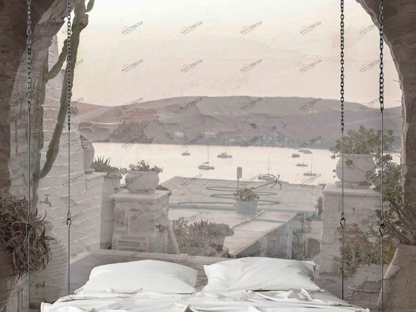 Creativespace Моющиеся обои с пейзажами Wallpaper 2018 sun-id-1367395