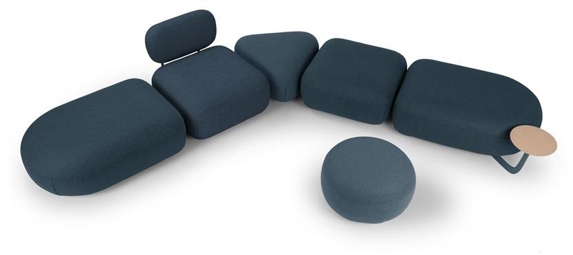 True Design Треугольный пуф с подкладкой Code Cd 60tr / cd75tr - Вид №14