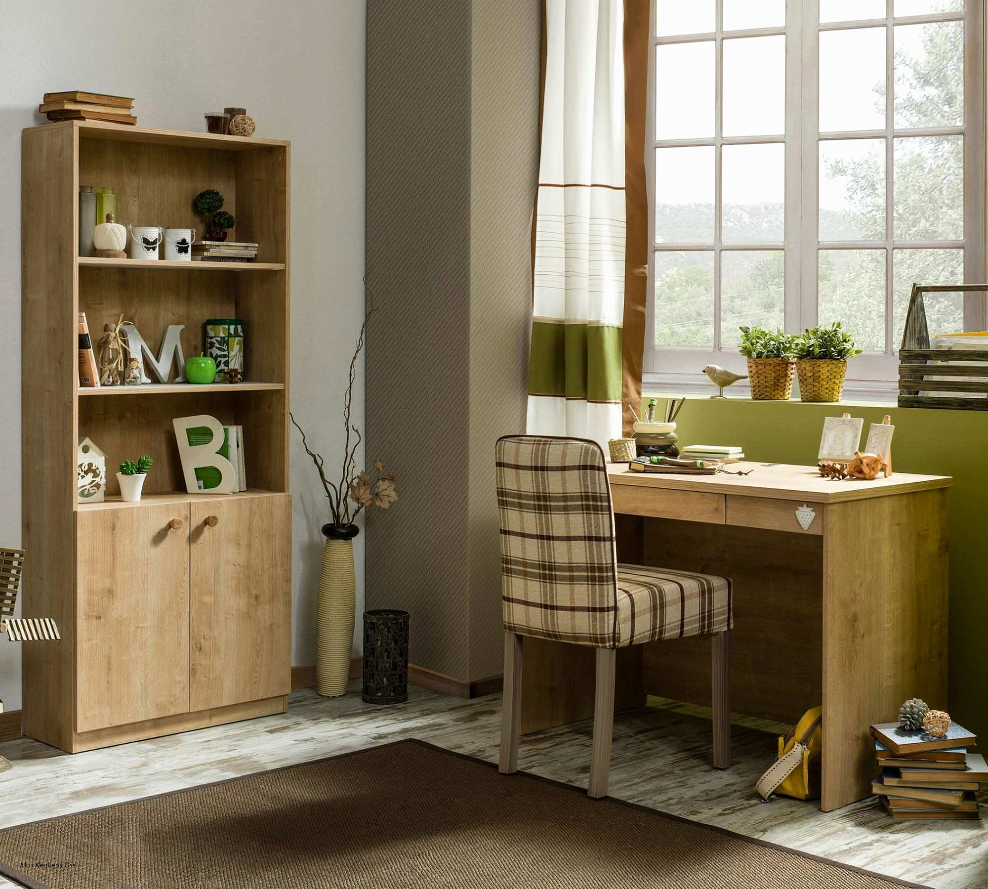 Стеллаж для книг деревянный с дверцами орех Mocha CILEK MOCHA 00-3832185 Бежевый Santreyd  - Вид №2