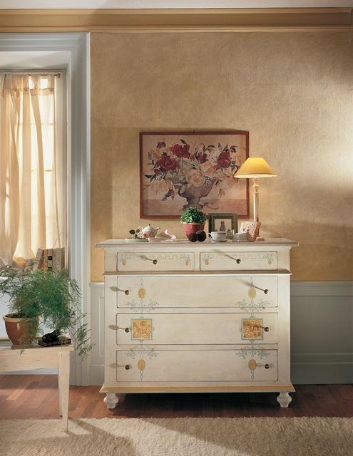 2826 Tifernoit Большой комод с точеными ножками Zona Notte  - Вид №3