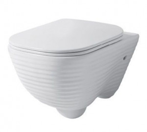 LO005RIM02 Подвесной унитаз настенный Черный Disegno Ceramica Loom Италия