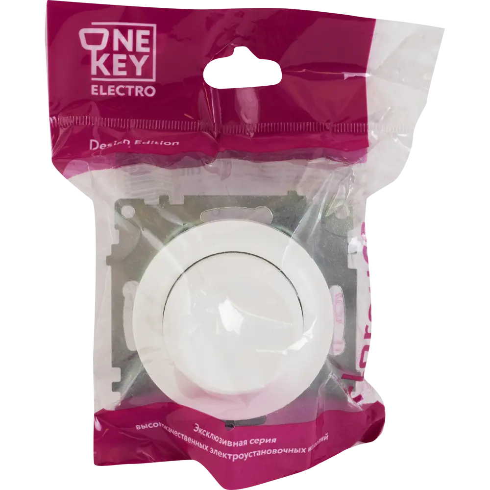 82126975 Диммер встраиваемый Onekey Florence 600 Вт цвет белый STLM-0019861 ONEKEYELECTRO - Вид №4