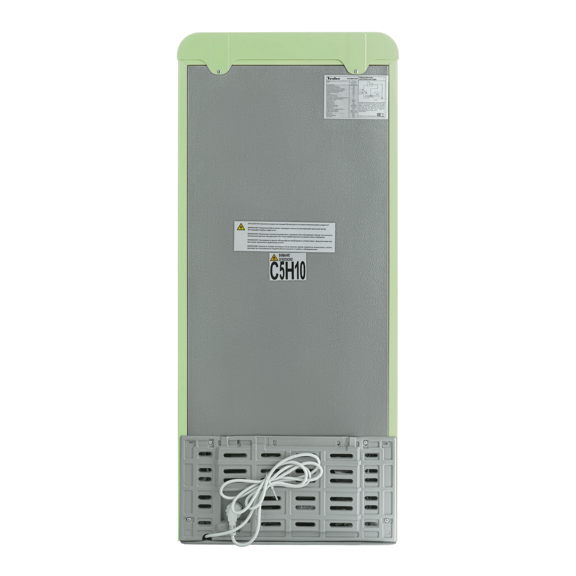 9259533 Холодильник компактный   Tesler RT-132 зеленый STDN-0074708 - Вид №7