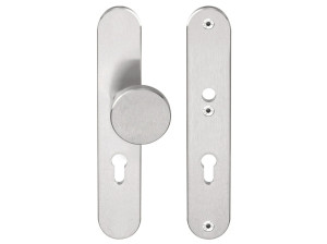 Дверная ручка из нержавеющей стали с замком