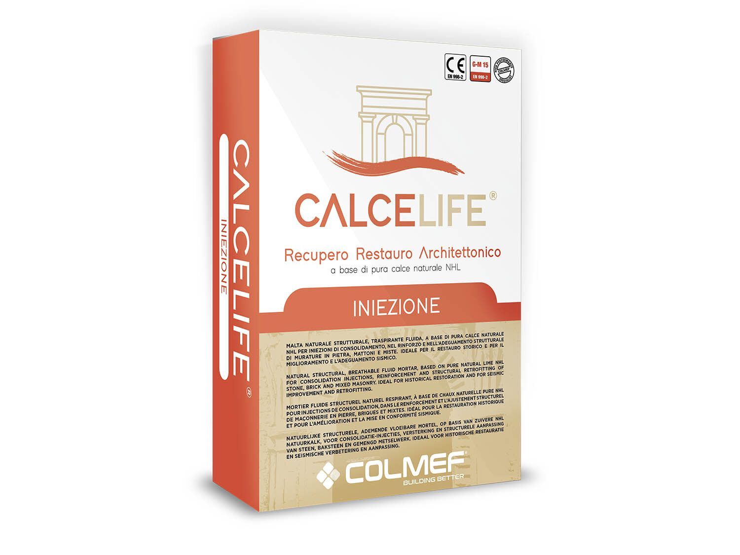 Натуральный раствор на основе чистой натуральной извести NHL Colmef Calcelife ARCH-00091089 - Вид №1