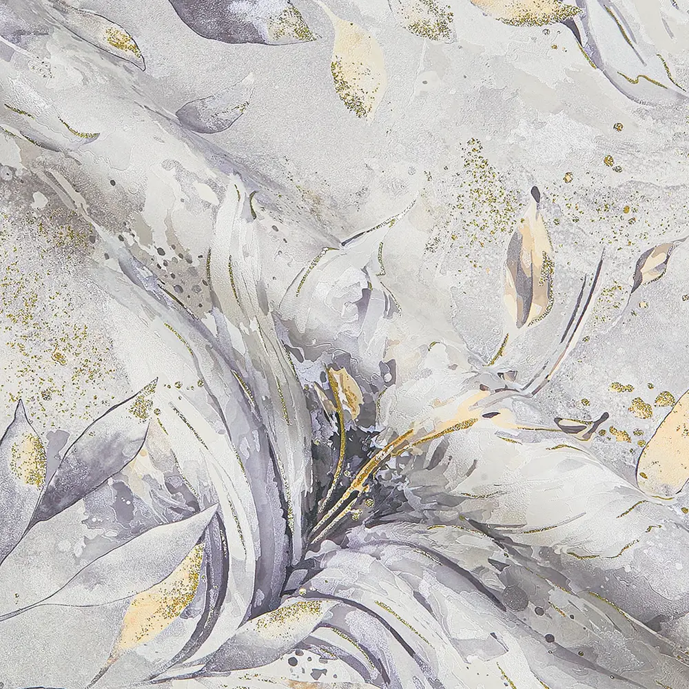 Victoria Stenova Lilian - Серые флизелиновые обои с рельефным узором 89346019 STLM-1450242 - Вид №2