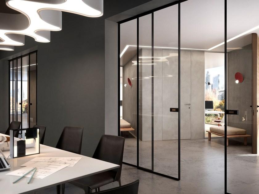 GAROFOLI Распашная дверь заподлицо со стеной со скрытыми петлями sun-id-1374430 - Вид №3