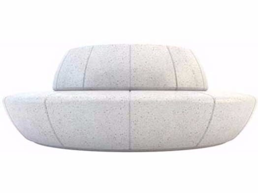 Круглая скамья со спинкой со встроенной плантатором Bellitalia Олимп ARCH-00068460 - Вид №2