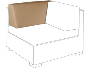 10.00.1419 Подушки спинки угловой модуль outdoor sahara Mbm