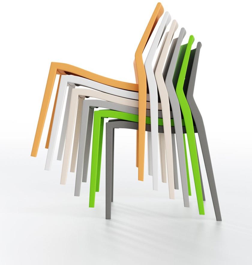 IBEBI Штабелируемый стул из полипропилена Hoth sun-id-1431561 - Вид №2