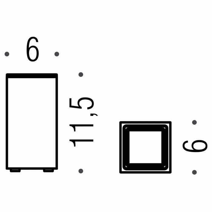 B1643 Стакан настольный (металл) COLOMBO LOOK Colombo Design - Вид №2