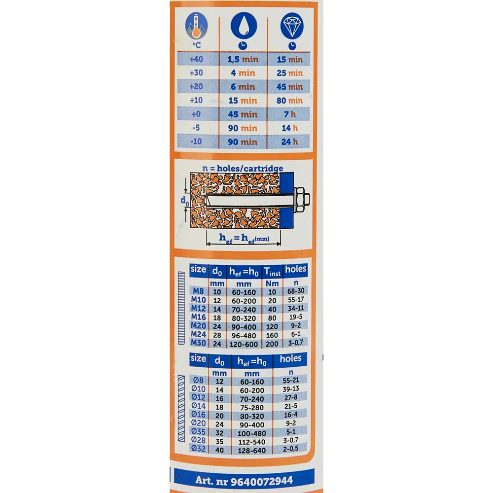 Химический анкер Sormat ITH 300 VE для прочного монтажа в бетон и кирпич 85585314 STLM-0064270 - Вид №3
