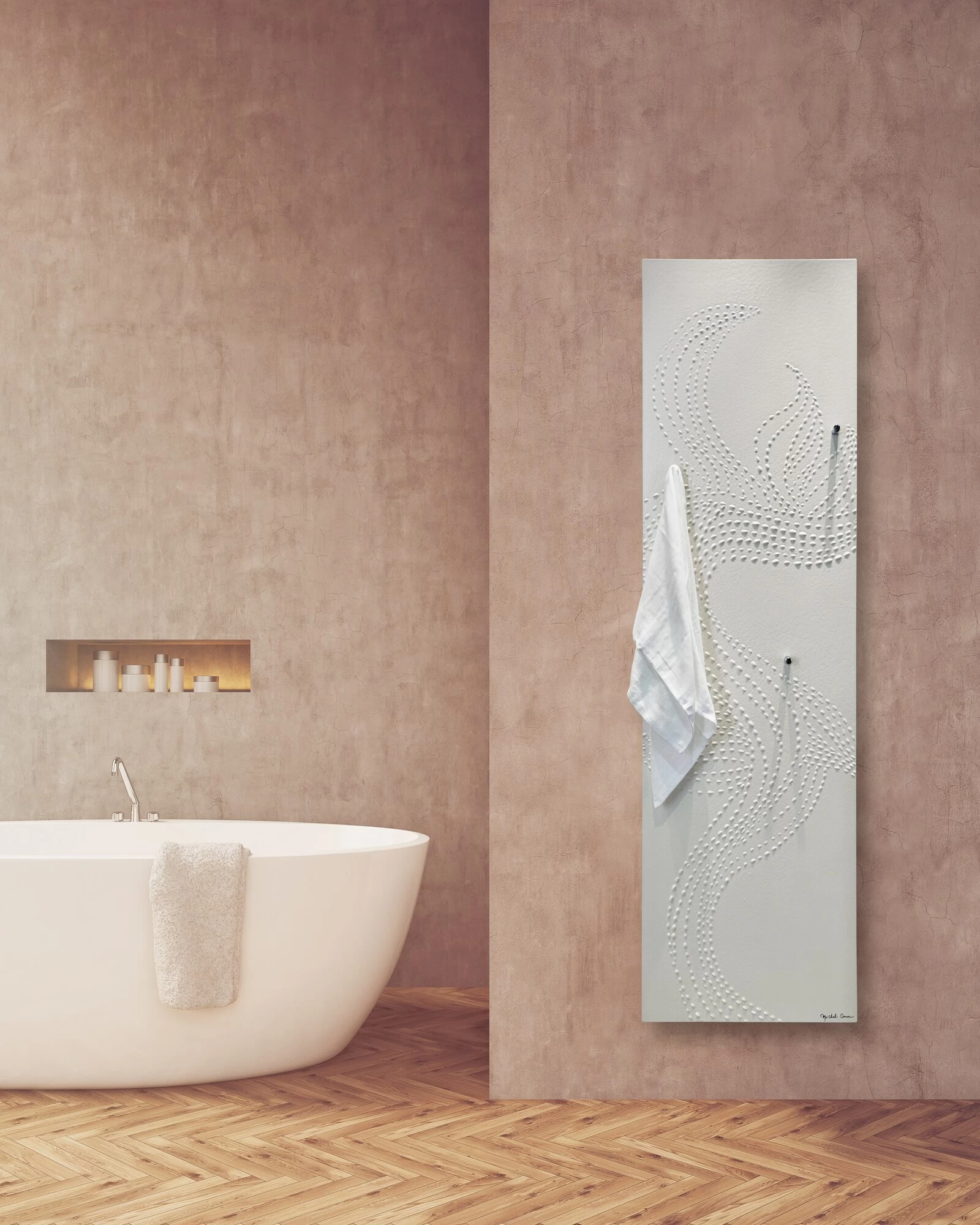 Электрический радиатор 200 x 50 cm Fleur d’eau Cinier  1200 Вт sun-id-1218149 - Вид №2