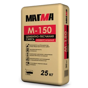 Смесь цементно-песчаная M150 (ЦПС) Магма 25 кг