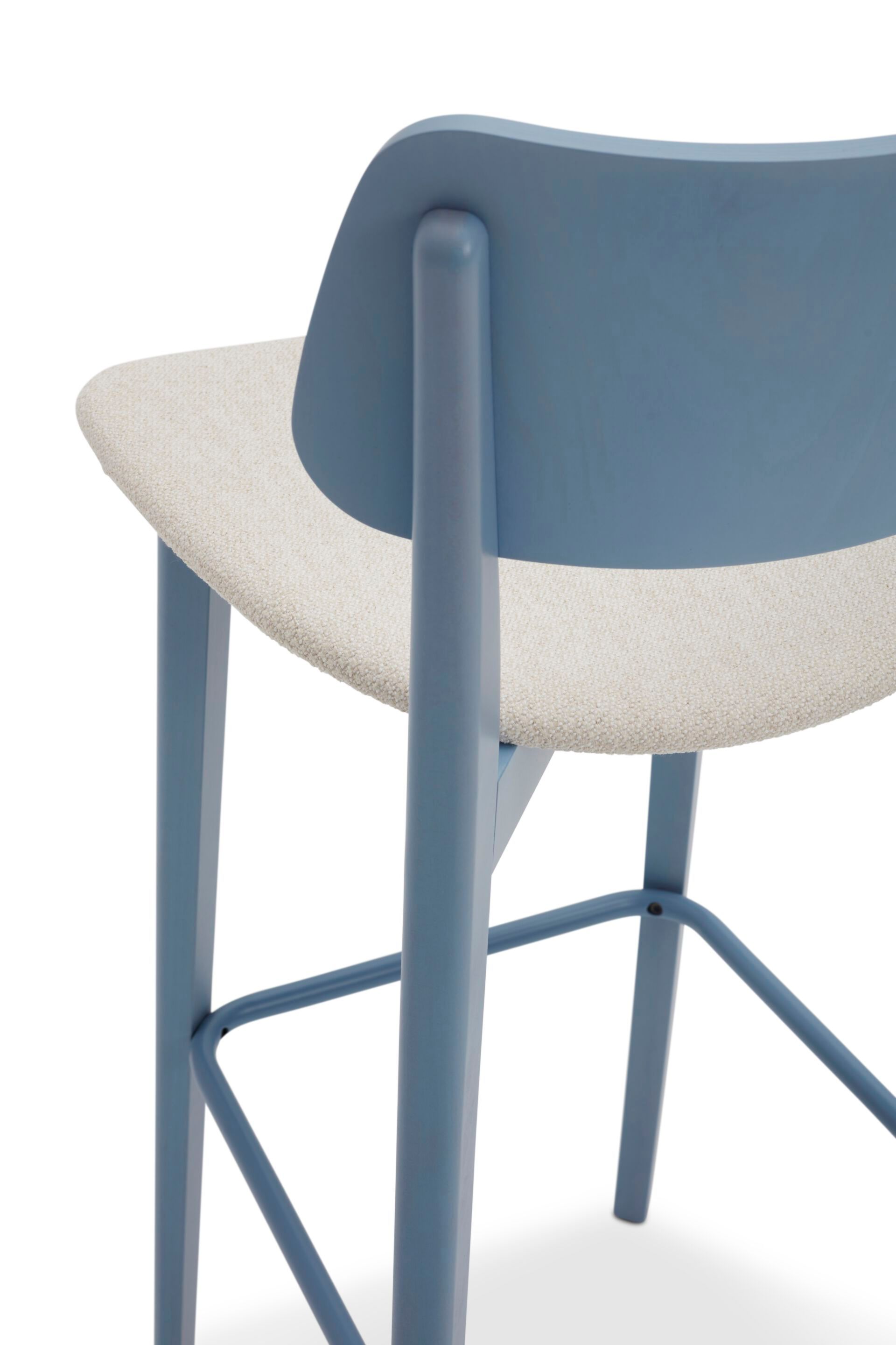 Высокий стул из бука с мягким сиденьем Origins 1971 Тула ARCH-00100365 - Вид №3