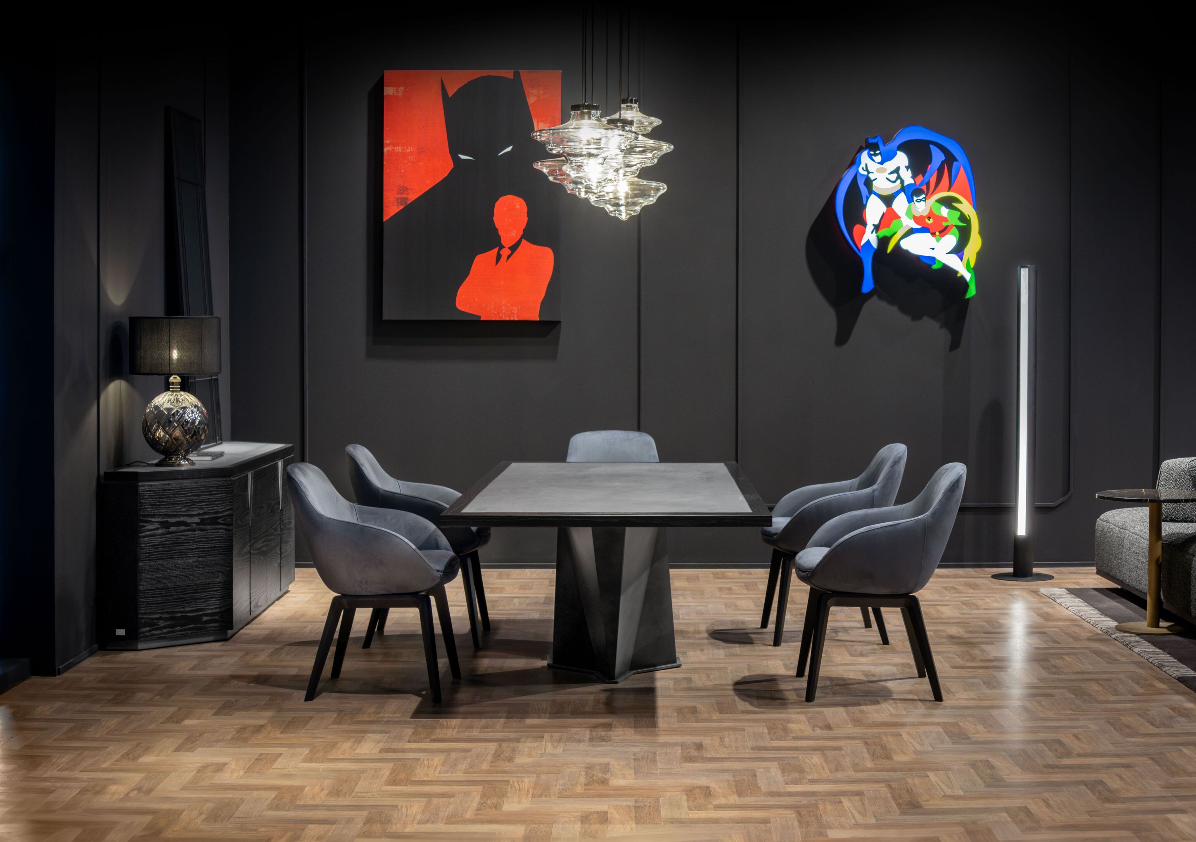 Тканевый стул с подлокотниками Wayne Enterprises Home Collection WE-083 ARCH-00135919 - Вид №3