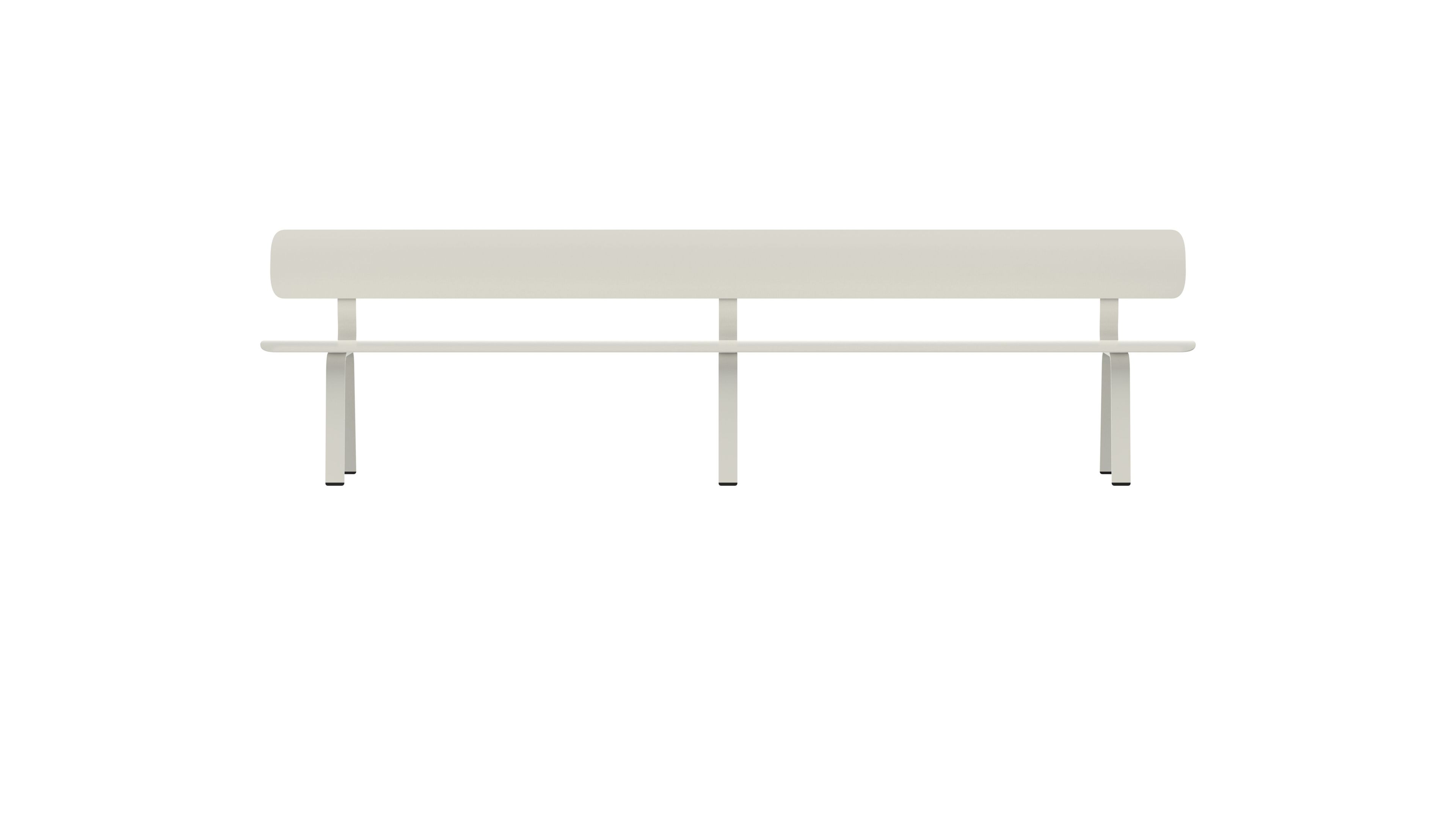 Стальная скамья с порошковым покрытием со спинкой FUNCTIONALS BEN ARCH-00041367 - Вид №46
