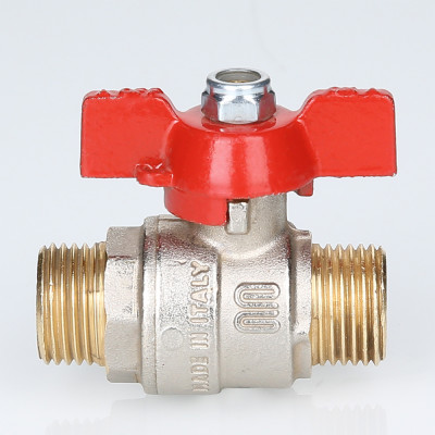 S.219.04 Кран шаровой ENOLGAS BASIC с ручкой «бабочкой» и наружной резьбой Valtec 1/2"  - Вид №8